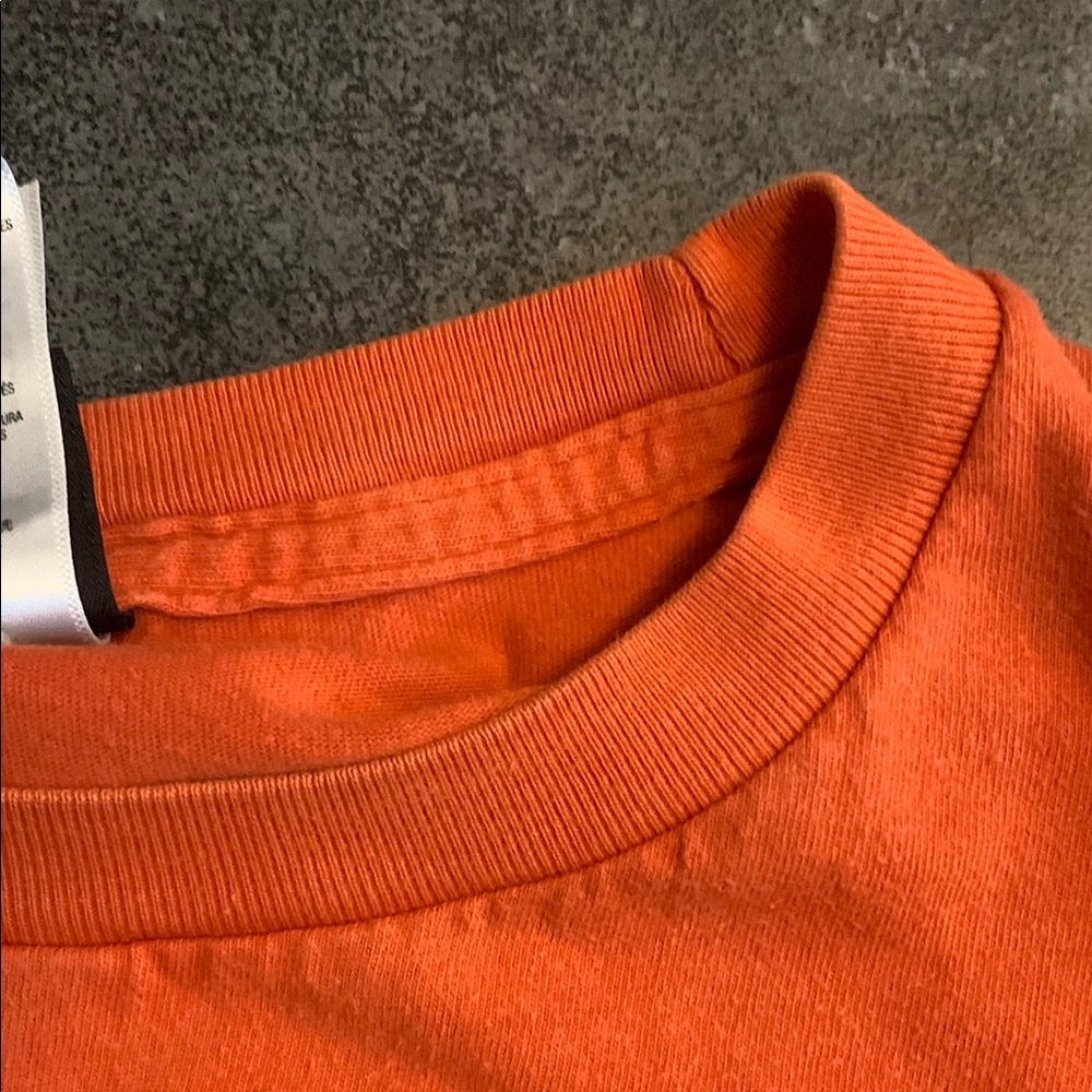 Harley-Davidson Orange Short Sleeve Tee size large - Picture 4 of 8